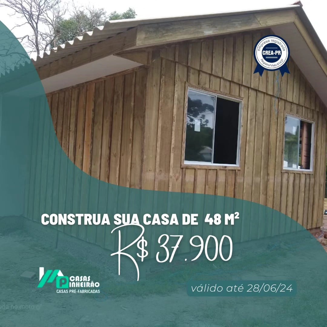 Localizada na Av. Jacob Macanhan, 1369 - Emiliano Perneta, nossa loja está pronta para te atender. Descubra a praticidade e economia das casas pré-fabricadas